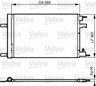 814201 Радиатор кондиционера  Chevrolet Orlando Арт AL14657737024, вид 2
