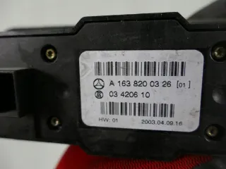 A1638200326 Блок управления печки/климат-контроля Mercedes ML W163 Арт AL14871330365, вид 5