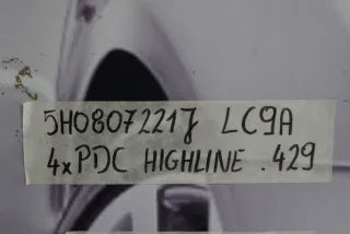 5H0807221J,LC9A Бампер передний Volkswagen Golf 5 Арт AL14107083133, вид 11