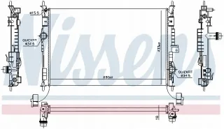 636014 Радиатор основной Opel Zafira Life Арт AL14186190652, вид 2