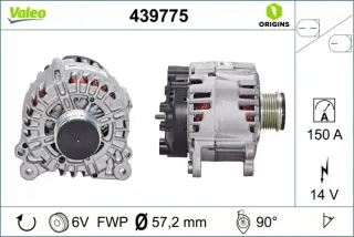 439775 Генератор Audi A4 B8 Арт AL14202168826, вид 1