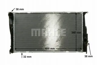 CR,1085,000P Радиатор основной BMW 1 E81/E82/E87/E88 Арт AL14546569509, вид 7