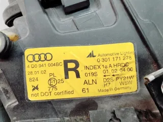 0301171278 4D0941004BC Фара правая Audi A8 D2 (S8) Арт e8576469, вид 6