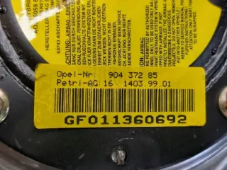 90437285 90538275 Руль Opel Astra G Арт e9823428, вид 9