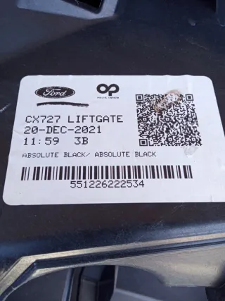 LJ8B-R404D74-AD Крышка багажника (дверь 3-5) Ford Mustang Mach-E Арт e10588371, вид 10