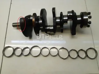 1120301601 Коленвал Mercedes ML W163 Арт AM90008164, вид 1