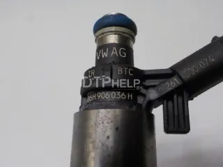 06H906036H Форсунка инжекторная электрическая Volkswagen Passat B6 Арт AM41134373, вид 3