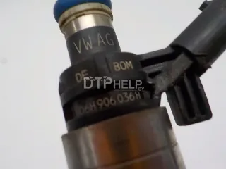 06H906036H Форсунка инжекторная электрическая Volkswagen Passat B6 Арт AM41227824, вид 3