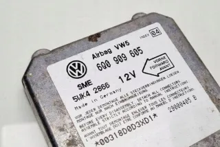 6Q0909605 31084933 Блок AirBag Volkswagen Sharan 1 Арт e12687876, вид 4