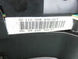 09228764ET, 110008876 09228764ET Щиток приборов (приборная панель) Opel Astra G Арт e12687633, вид 3