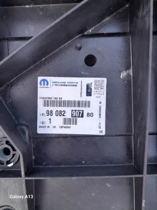  Передняя панель крепления облицовки (телевизор) Citroen jumpy 3 Арт e12685155, вид 3