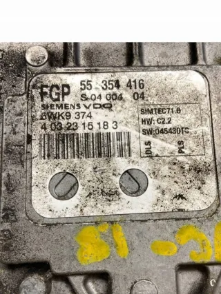 55354416 Блок управления двигателем Opel Vectra C  Арт e12677320, вид 2
