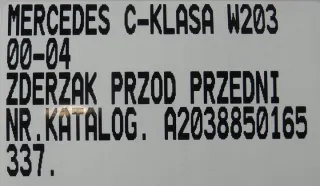 A2038850165 Бампер передний Mercedes C W203 Арт e12677269, вид 11