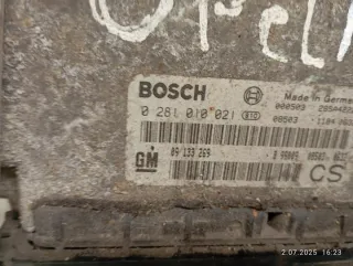 0281010021 28SA4222 Блок управления двигателем Opel Astra G Арт e12677164, вид 2