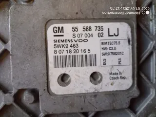 55568735 Блок управления двигателем Opel Astra H Арт e12677112, вид 3