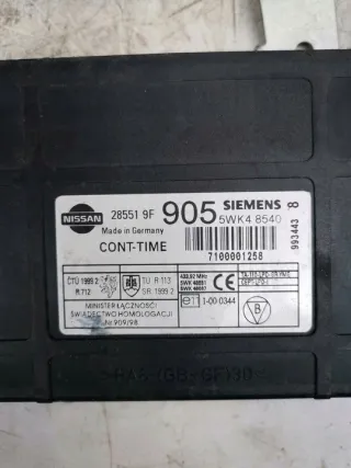 285209f500 5wk48540 28590c9918 310367j600 MEC12-050 Блок управления двигателем Nissan Primera 11 Арт e12677042, вид 5