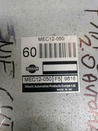285209f500 5wk48540 28590c9918 310367j600 MEC12-050 Блок управления двигателем Nissan Primera 11 Арт e12677042, вид 8