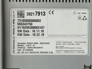 39217913 Блок навигации Opel Astra K Арт e12672913, вид 2