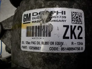 13250607 Компрессор кондиционера Opel Astra J Арт e12672484, вид 2
