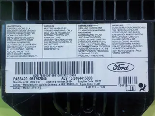 051792845 616441500B 16AB86 Подушка безопасности Ford KA 2 Арт e12670420, вид 4