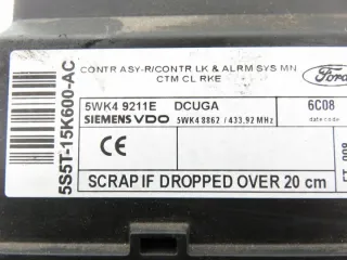 S118685021E, 5S5112A650BD, 5S5T15K600AC S118685021E Замок зажигания Ford KA 1 Арт e12668679, вид 11