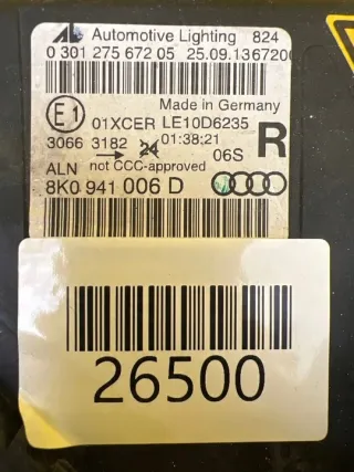 8K0941006D Фара правая Audi A4 B8 Арт e12660915, вид 2