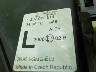 33951-SMG-E03 33951SMGE03 1307022514 Фара противотуманная левая Honda Civic 8 Арт e12659339, вид 3