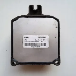 09355929 Блок управления двигателем Opel Astra G Арт e12652724, вид 1