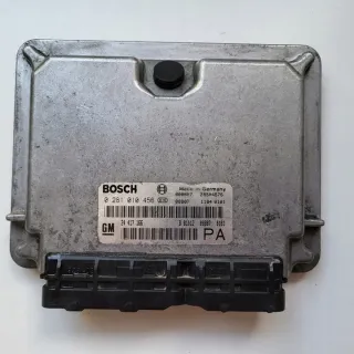 24417166 0281010456 Блок управления двигателем Opel Astra G Арт e12652723, вид 1
