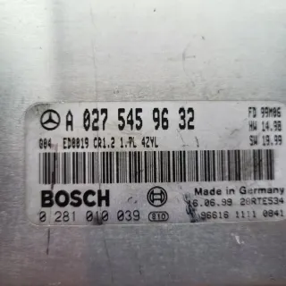 A0275459632 Блок управления двигателем Mercedes A W168 Арт e12652440, вид 2