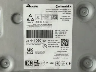 9844106080 Блок навигации Opel Corsa F Арт e12649699, вид 3