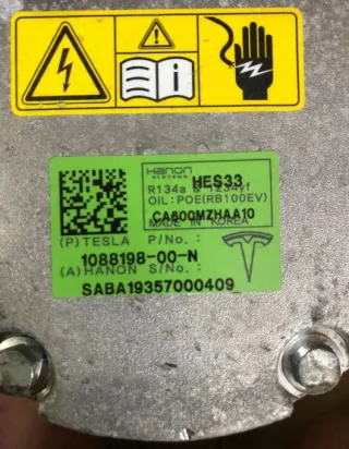 CE650MZHAA-13 Компрессор кондиционера Tesla model 3 Арт e12649423, вид 2