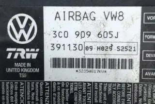 3C0909605J Блок AirBag Volkswagen Passat B6 Арт e12642849, вид 1