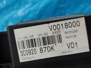 3C0920870K Щиток приборов (приборная панель) Volkswagen Passat B6 Арт e12642272, вид 8