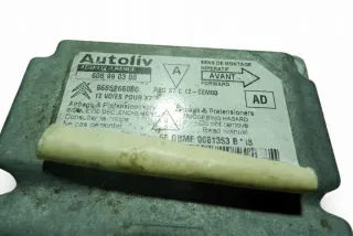 9665266080 Блок AirBag Citroen C5 1 Арт e12641712, вид 3