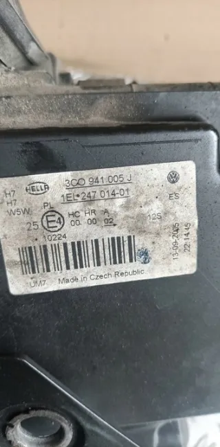 3C0941005J Фара левая Volkswagen Passat B6 Арт e12633349, вид 4