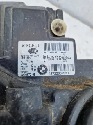 7229672-08 Фара правая BMW 1 F20/F21 Арт e12630234, вид 6
