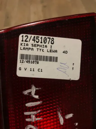  Фонарь задний левый Kia Sephia 2 Арт e12626352, вид 2