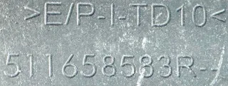511658583R Бампер задний Renault Clio 4 Арт e12622290, вид 3