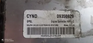 09355929 Блок управления двигателем Opel Astra G Арт e12619040, вид 2