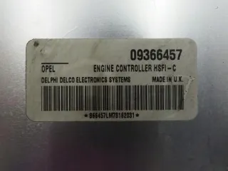 09366457 Блок управления двигателем Opel Astra G Арт e12619016, вид 10