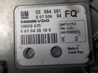 55564081 5WK9425 Блок управления двигателем Opel Astra H Арт e12618975, вид 2