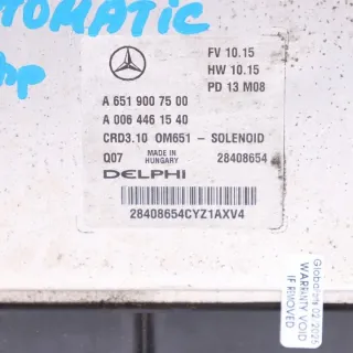 A6519007500 Блок управления двигателем Mercedes C W204 Арт e12618451, вид 5