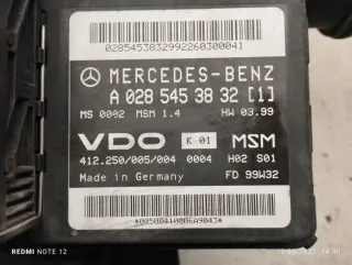 A0285453832 Блок управления двигателем Mercedes A W168 Арт e12618421, вид 2