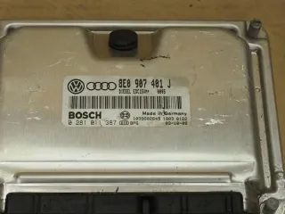 8E0907401J 0281011387 Блок управления двигателем Audi A6 C5 (S6,RS6) Арт e12616486, вид 2
