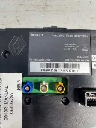 259154206R Блок навигации Renault Scenic 3 Арт e12613391, вид 2