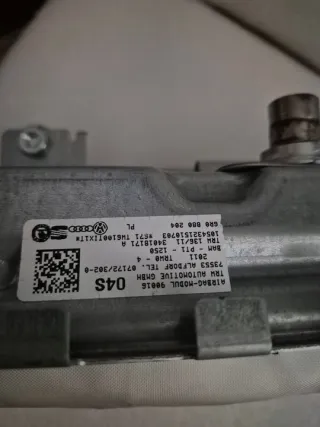 6R0880204 16654690701 Подушка безопасности Volkswagen Polo 5 Арт e12610620, вид 2