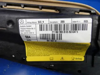 A2118602805 Подушка безопасности Mercedes E W211 Арт e12607312, вид 3