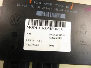 1C0959799B Блок комфорта Volkswagen Passat B5 Арт e12605457, вид 8