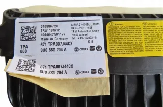 2011-2018 8U0880204A Подушка безопасности Audi Q3 1 Арт e12603067, вид 3